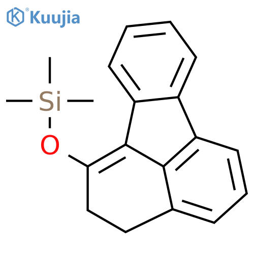 (2,3-dihydrofluoranthen-1-yloxy)(trimethyl)silane structure