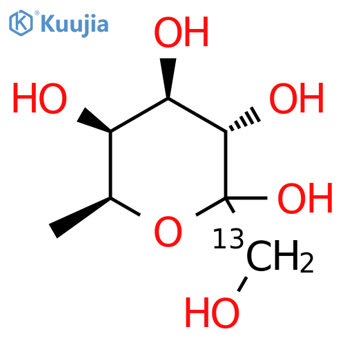 L-Fucose-1-13C structure