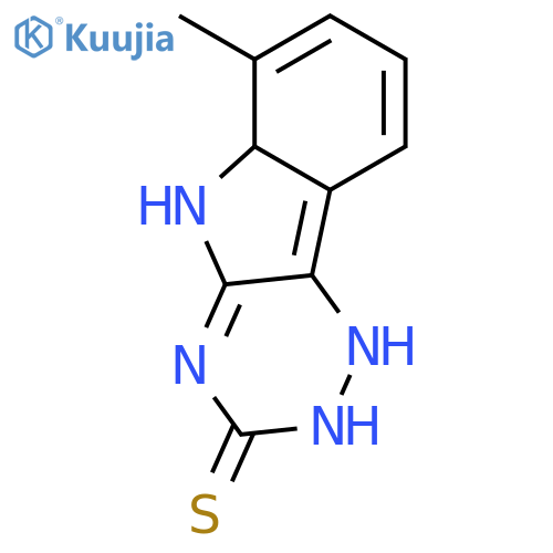 6-methyl-5H-1,2,4triazino5,6-bindole-3-thiol structure