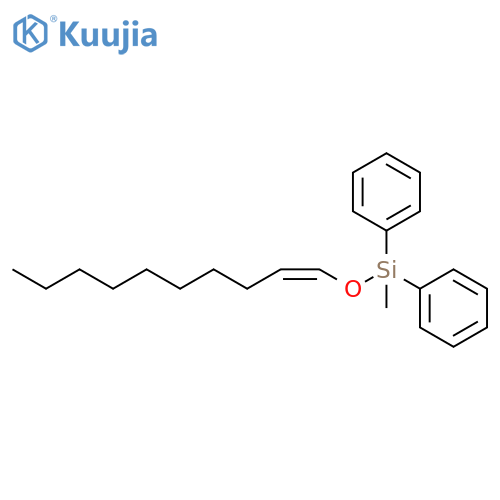 Silane, [(1Z)-1-decenyloxy]methyldiphenyl- structure