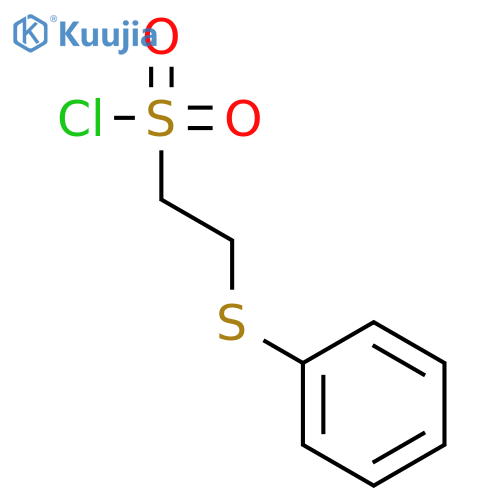 2-(Phenylsulfanyl)ethane-1-sulfonyl Chloride structure