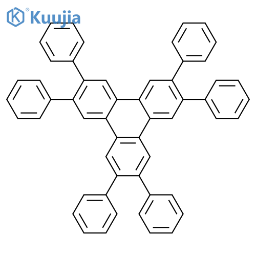 Triphenylene, 2,3,6,7,10,11-hexaphenyl- structure