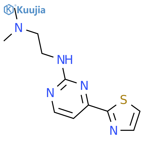 1,2-Ethanediamine,N1,N1-dimethyl-N2-[4-(2-thiazolyl)-2-pyrimidinyl]- structure