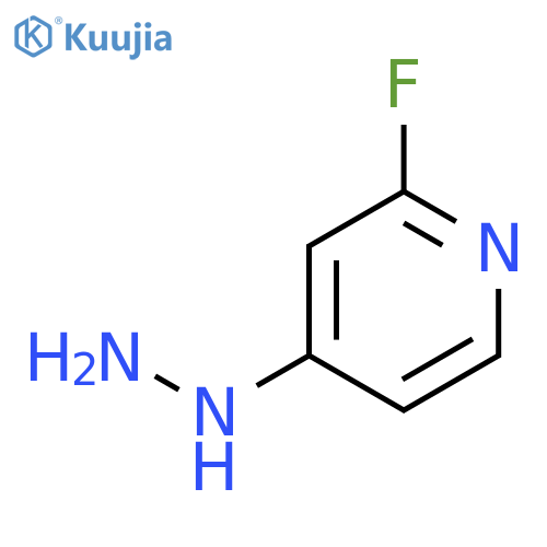 2-Fluoro-4-hydrazinopyridine structure