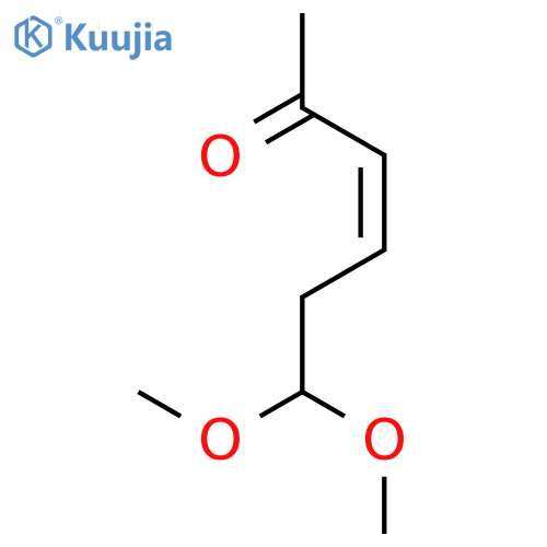 3-HEXEN-2-ONE, 6,6-DIMETHOXY-, (Z)- structure
