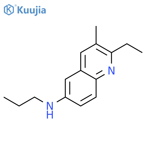 6-Quinolinamine, 2-ethyl-3-methyl-N-propyl- structure