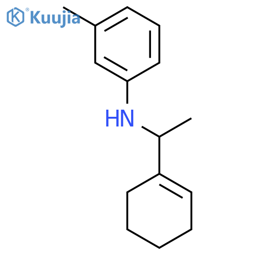 BENZENAMINE, N-[1-(1-CYCLOHEXEN-1-YL)ETHYL]-3-METHYL- structure