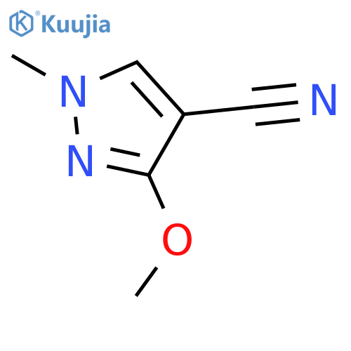 3-methoxy-1-methyl-1H-Pyrazole-4-carbonitrile structure