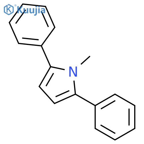 1H-Pyrrole, 1-methyl-2,5-diphenyl- structure