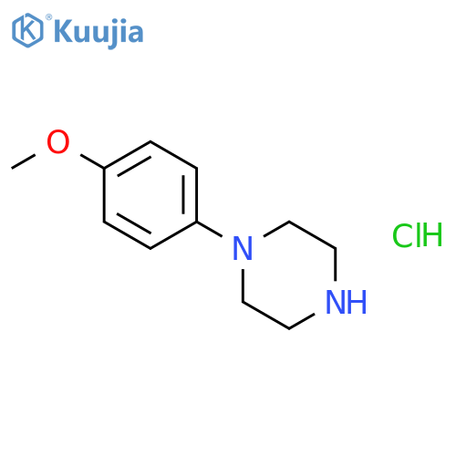 1-(4-Methoxyphenyl)piperazine hydrochloride structure