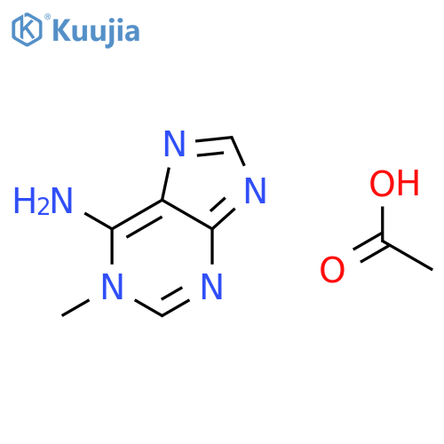 1H-Purin-6-amine, 1-methyl-, monoacetate structure