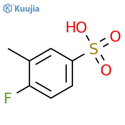 Benzenesulfonic acid, 4-fluoro-3-methyl- structure