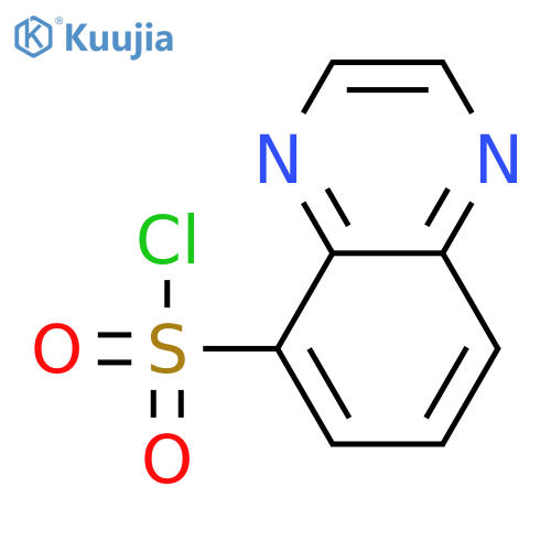 Quinoxaline-5-sulfonyl chloride structure