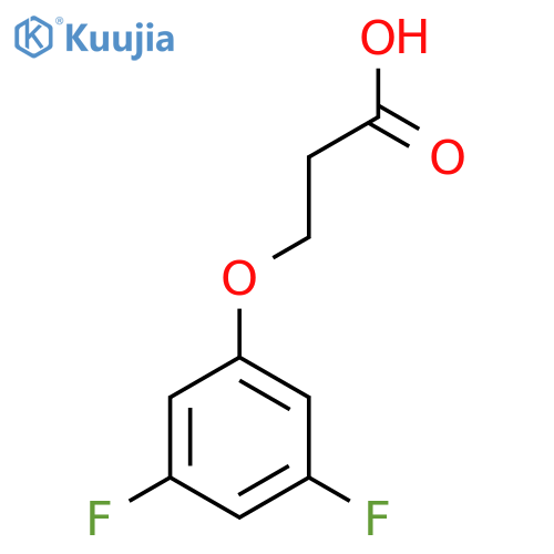 3-(3,5-Difluorophenoxy)propanoic acid structure