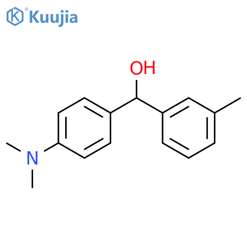 [4-(dimethylamino)phenyl]-(3-methylphenyl)methanol structure