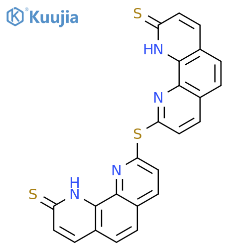 1,10-Phenanthroline-2(1H)-thione, 9,9'-thiobis- structure