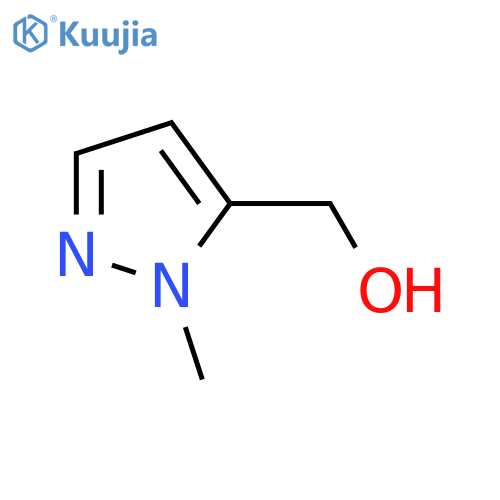 (1-Methyl-1H-pyrazol-5-yl)methanol structure