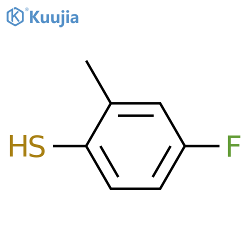 4-Fluoro-2-methylbenzenethiol structure