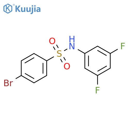 4-Bromo-N-(3,5-difluorophenyl)benzenesulfonamide structure