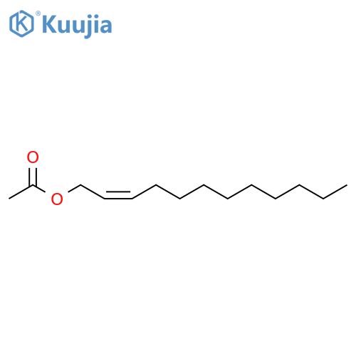2-dodecen-1-ol, acetate, (2Z)- structure