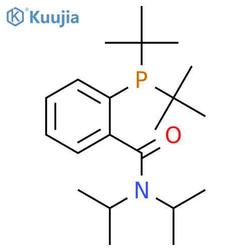 BENZAMIDE, 2-[BIS(1,1-DIMETHYLETHYL)PHOSPHINO]-N,N-BIS(1-METHYLETHYL)- structure