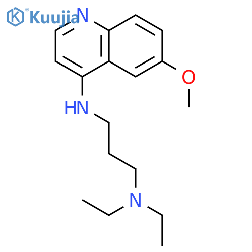 1,3-PROPANEDIAMINE, N,N-DIETHYL-N'-(6-METHOXY-4-QUINOLINYL)- structure