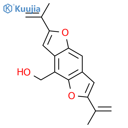BENZO[1,2-B:4,5-B']DIFURAN-4-METHANOL, 2,6-BIS(1-METHYLETHENYL)- structure