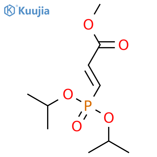 2-Propenoic acid, 3-[bis(1-methylethoxy)phosphinyl]-, methyl ester structure
