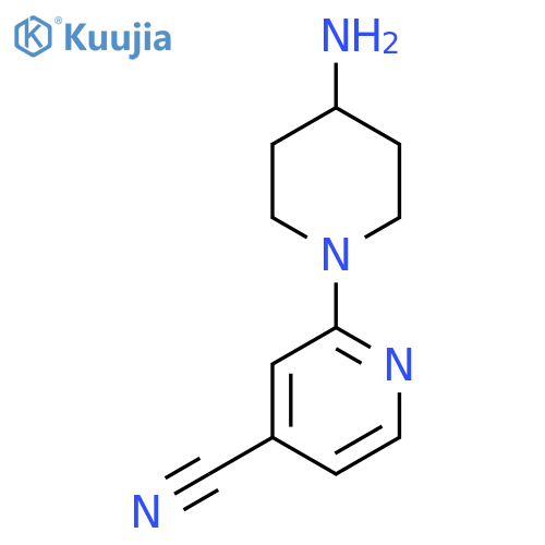 2-(4-Amino-1-piperidyl)isonicotinonitrile structure