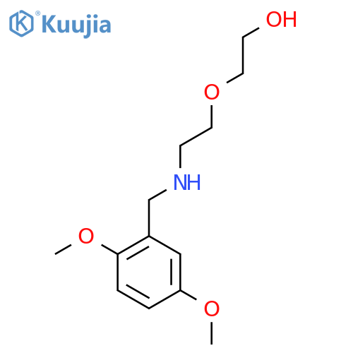 2-(2-((2,5-Dimethoxybenzyl)amino)ethoxy)ethanol structure