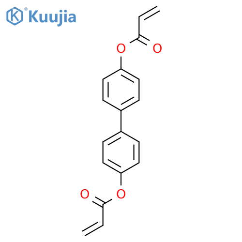 [1,1'-Biphenyl]-4,4'-diyl diacrylate structure