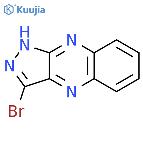 1H-PYRAZOLO[3,4-B]QUINOXALINE, 3-BROMO- structure