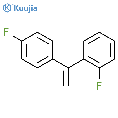 Benzene, 1-fluoro-2-[1-(4-fluorophenyl)ethenyl]- structure