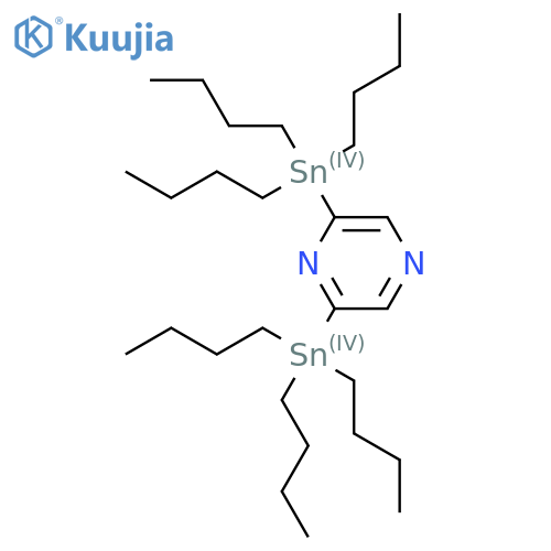 2,6-bis (tributyltin) pyrazine structure