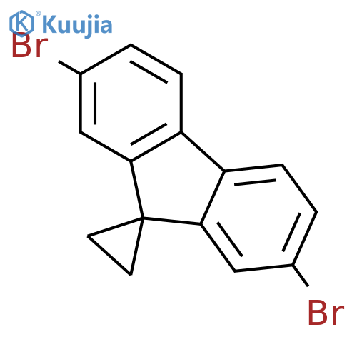 SPIRO[CYCLOPROPANE-1,9'-[9H]FLUORENE], 2',7'-DIBROMO- structure