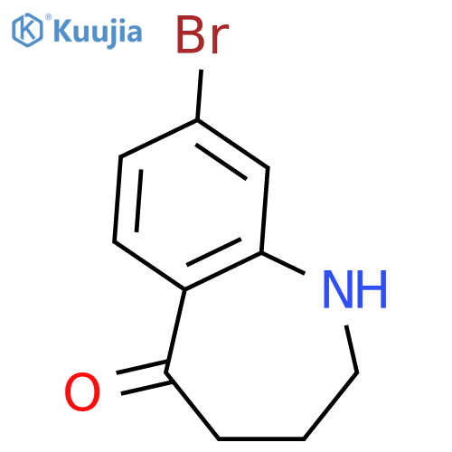 8-Bromo-3,4-dihydro-1H-benzo[b]azepin-5(2H)-one structure