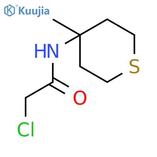 ACETAMIDE, 2-CHLORO-N-(TETRAHYDRO-4-METHYL-2H-THIOPYRAN-4-YL)- structure