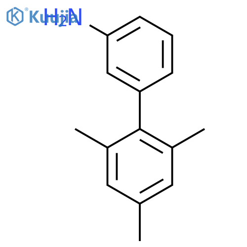 3-(2,4,6-trimethylphenyl)aniline structure