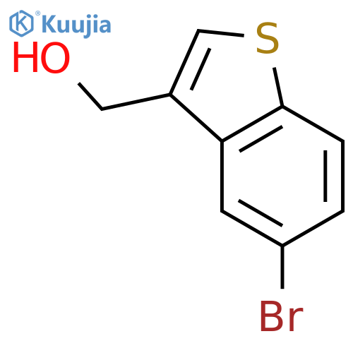 Benzo[b]thiophene-3-methanol,5-bromo- structure