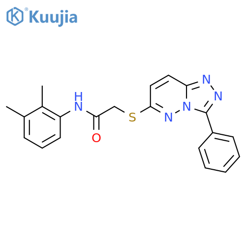 N-(2,3-dimethylphenyl)-2-({3-phenyl-1,2,4triazolo4,3-bpyridazin-6-yl}sulfanyl)acetamide structure