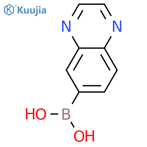 Quinoxalin-6-ylboronic acid structure