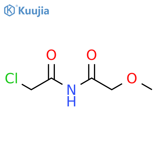 N-(2-chloroacetyl)-2-methoxyacetamide structure