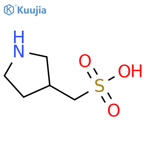 3-Pyrrolidinemethanesulfonic acid structure
