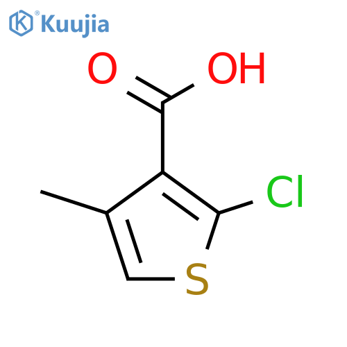 2-chloro-4-methylthiophene-3-carboxylic acid structure