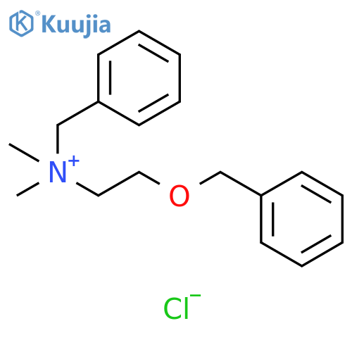 Benzenemethanaminium, N,N-dimethyl-N-[2-(phenylmethoxy)ethyl]-, chloride (1:1) structure