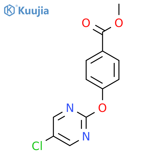 methyl 4-(5-chloropyrimidin-2-yl)oxybenzoate structure