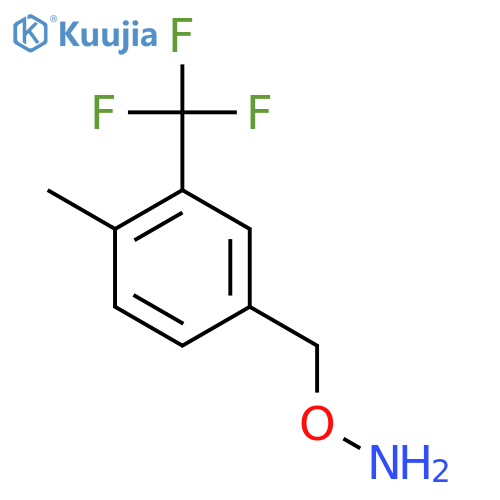 O-{4-methyl-3-(trifluoromethyl)phenylmethyl}hydroxylamine structure