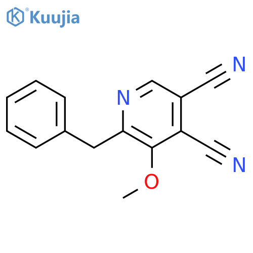 Cinchomerononitrile, 6-benzyl-5-methoxy- (5CI) structure