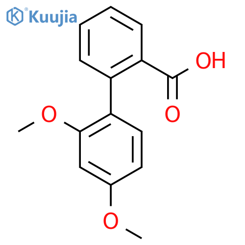 2-(2,4-Dimethoxyphenyl)benzoic acid structure