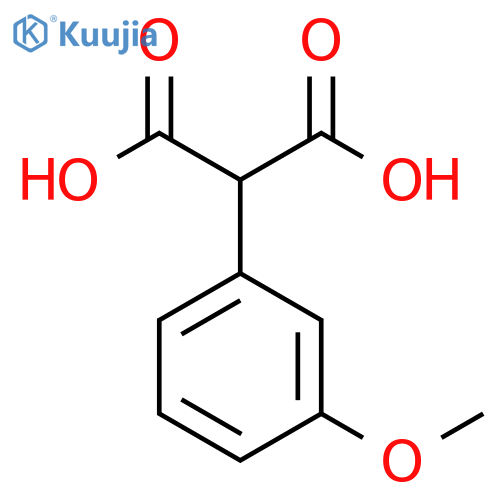 2-(3-methoxyphenyl)propanedioic acid structure